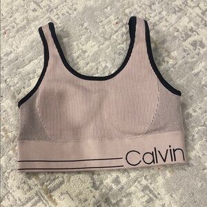 Calvin Klein Mauve Sports Bra